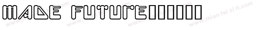 MADE Future字体转换